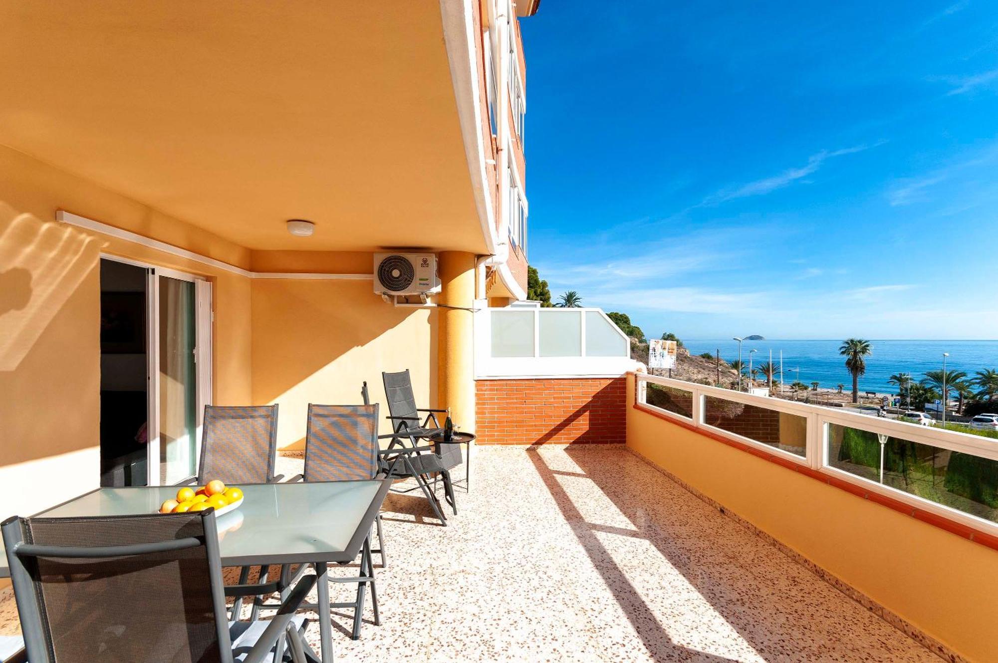 Primera Linea, Gran Terraza, Maravillosas Vistas, Alto Standing Villajoyosa Dış mekan fotoğraf